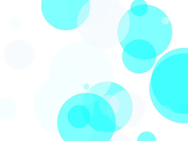 Abstract Minimalist Blue Illustration Circles Useful Background — Stock Photo, Image