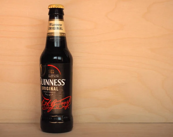 Dublin Ireland Circa April 2020 Guinness Beer Bottle — Stock Photo, Image