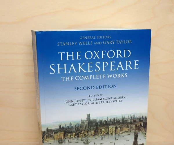 Оксфорд Великобритания Circa April 2020 Oxford Shakespeare Complete Works Book — стоковое фото