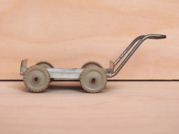 Model Wagi Zabawkowej Tablicy Wózka Przemysłowego — Zdjęcie stockowe
