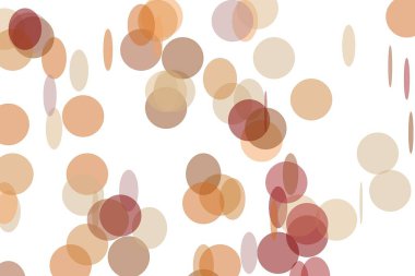 Çemberli ve elipsli soyut minimalist kahverengi çizimler arka plan olarak kullanışlı