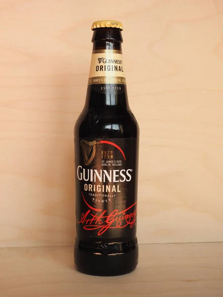 Dublin Ireland Circa April 2020 Guinness Beer Bottle — Stock Photo, Image