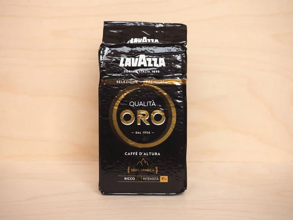 Turin Itálie Circa April 2020 Lavazza Premium Qualita Oro Coffee — Stock fotografie