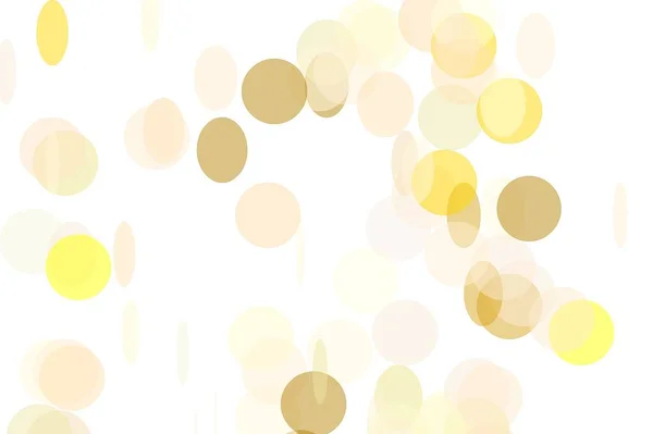 背景に円と楕円が便利なミニマルな黄色のイラスト — ストック写真
