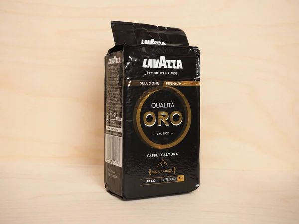 Turin Itálie Circa April 2020 Lavazza Premium Qualita Oro Coffee — Stock fotografie