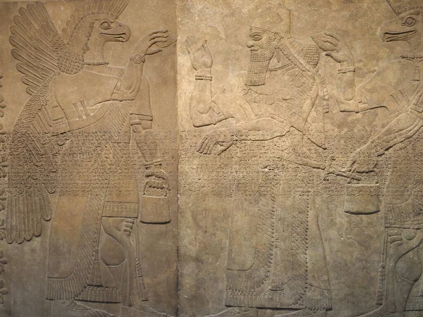 London Circa September 2019 Standard Inscription Ashurnasirpal British Museum — Stock Photo, Image