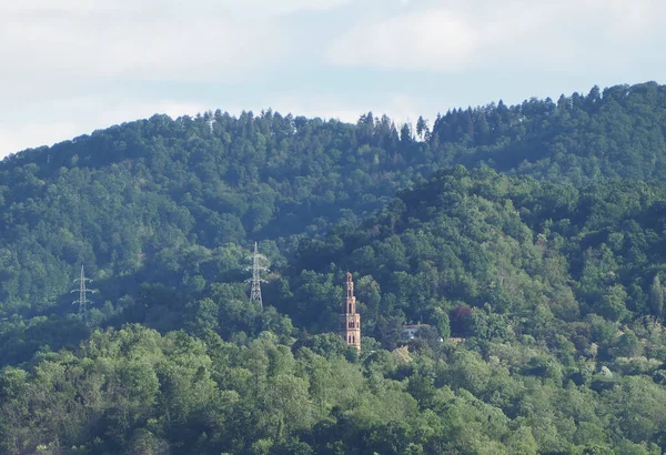 Torre Moncanino Gotische Toren San Mauro Italië — Stockfoto