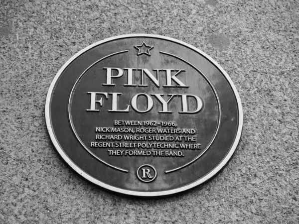 London Storbritannien Circa September 2019 Pink Floyd Plack Regent Street — Stockfoto