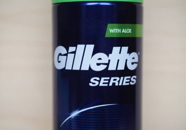 BOSTON, ABD - CRCA MAYIS 2020: hassas cilt için Gillette serisi tıraş jeli