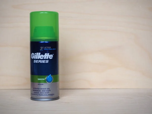 Boston Usa Circa May 2020 Gillette Series Shaving Gel Sensitive — Stock Photo, Image