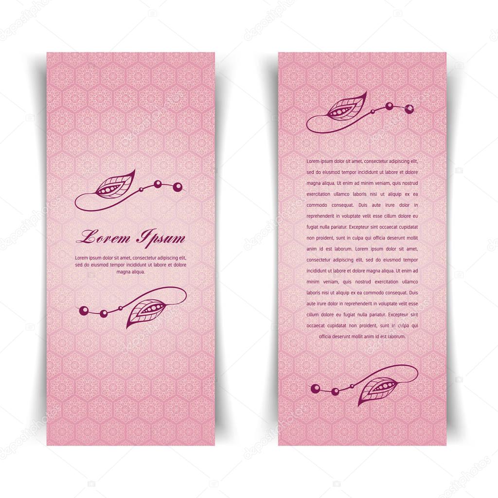 rose calligraphic elements