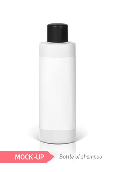 Kleine fles shampoo — Stockvector