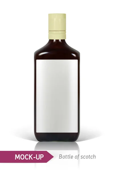 Пляшку шотландського віскі — стоковий вектор
