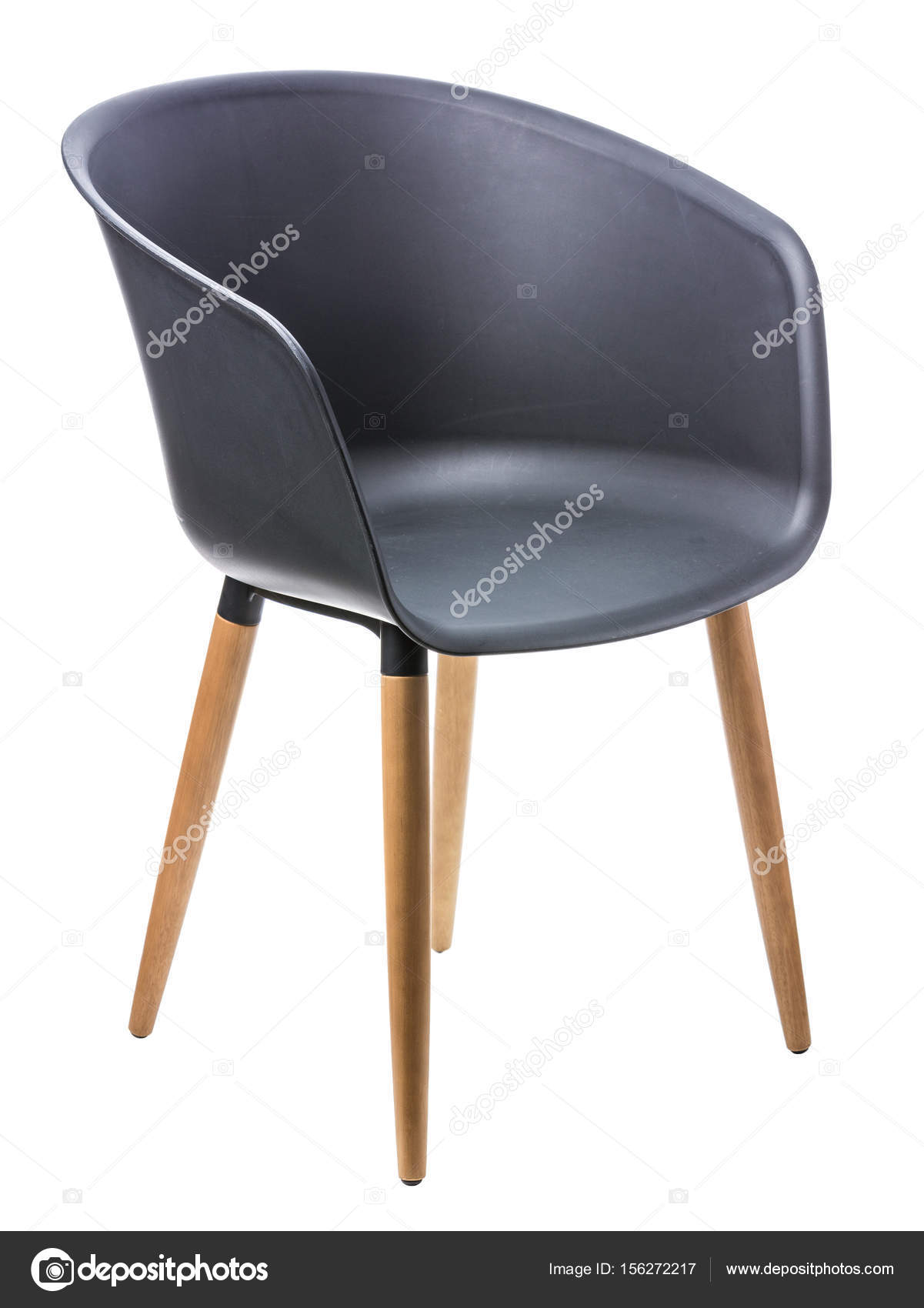 Modernes Design Schwarz Stuhl Weiß Stockfoto Photobac