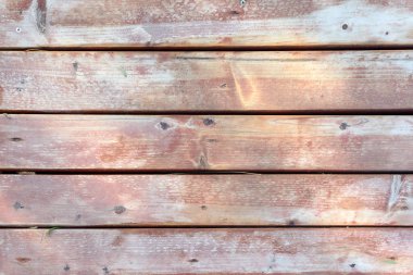 Eski bir ahşap duvar panoları yaptı. Kahverengi alışılmadık plak. Ahşap doku.