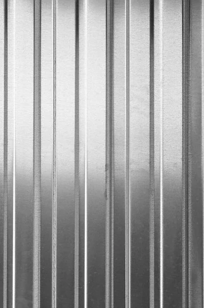 Wall of sheet metal, corrugated metal. Background. — Stock Photo, Image