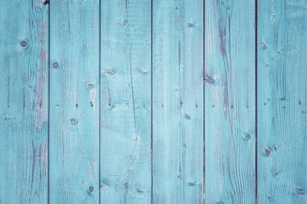 Cerca de velhas tábuas pintadas. Fundo azul claro vazio com textura de madeira. Para sites e layouts — Fotografia de Stock