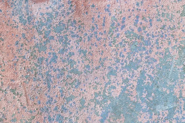 Αφηρημένο φόντο για τοποθεσίες και διατάξεις. Φωτογραφία τοίχου με ξεφλούδισμα ροζ και πράσινου χρώματος — Φωτογραφία Αρχείου