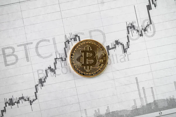 Bitcoin और शेड्यूल परिवर्तन पाठ्यक्रम . — स्टॉक फ़ोटो, इमेज