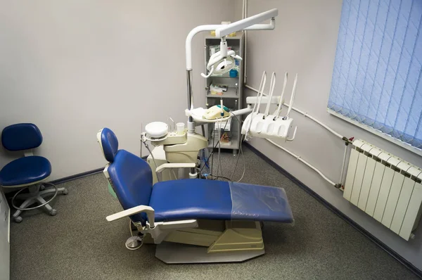 Dental chair and medical devices inside the clinic