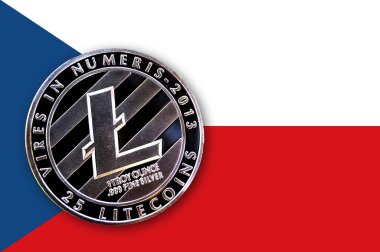 sikke litecoin Çek Cumhuriyeti bayrağı