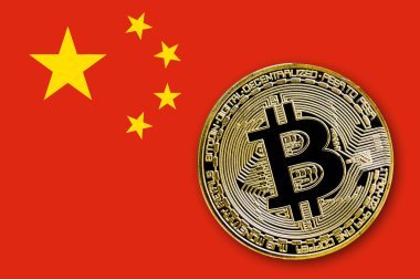 sikke bitcoin Çin bayrağı