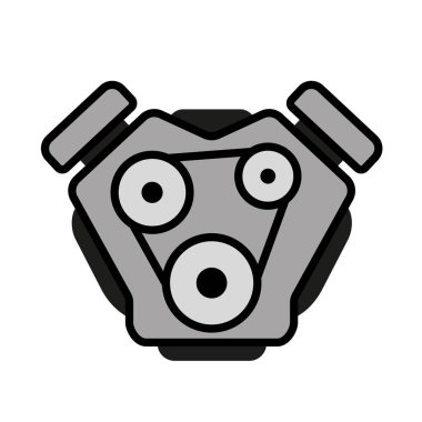 Motor logo benzin dizel robot