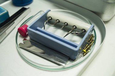 İş dantist için araçları yakın çekim