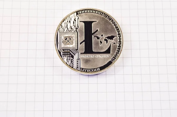 Litecoin är ett modernt sätt att utbyte och detta krypto valuta — Stockfoto