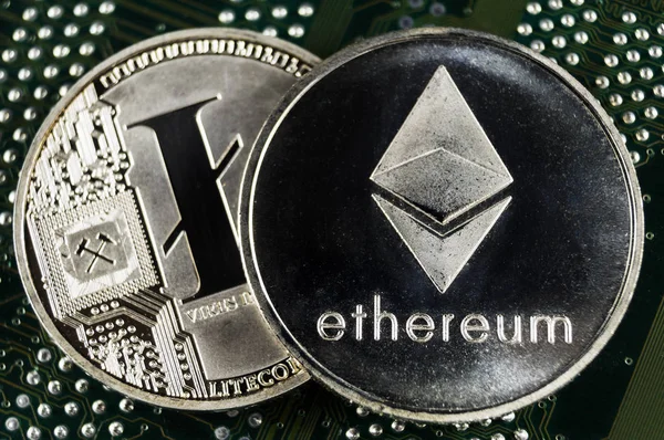 Ethereum je moderní způsob výměny a tento šifrovací měny — Stock fotografie