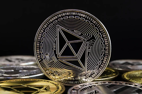 Ethereum Classic je moderní způsob výměny a tato kryptografická měna je výhodný platební prostředek — Stock fotografie