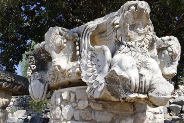 Görünüm didyma antik şehirde Apollon Tapınağı