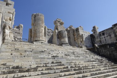 Görünüm didyma antik şehirde Apollon Tapınağı