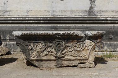 Görünüm didyma antik şehirde Apollon Tapınağı