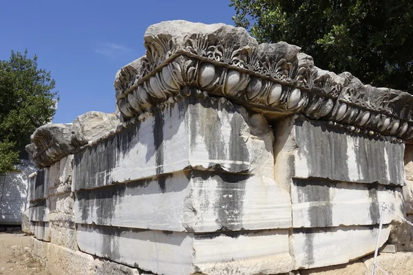 Didyma의 고 대 도시에서 아폴로의 사원의 보기 — 스톡 사진