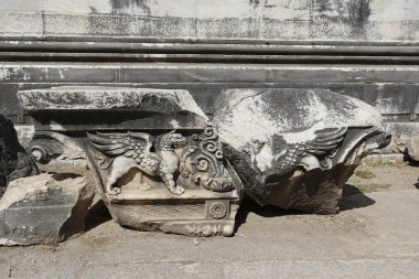 Görünüm didyma antik şehirde Apollon Tapınağı