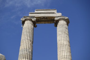Görünüm didyma antik şehirde Apollon Tapınağı