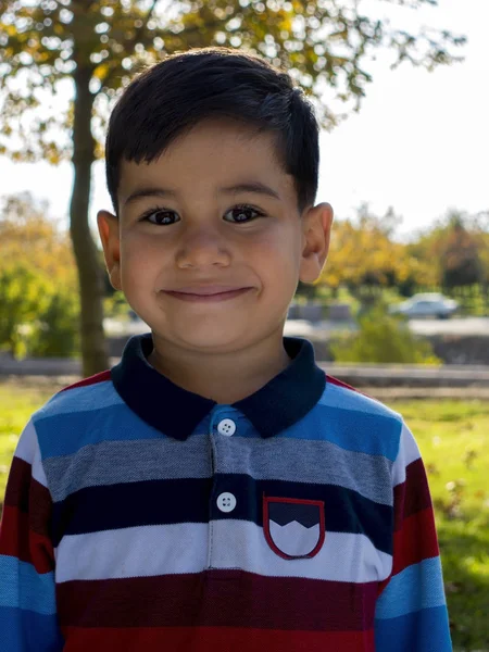 Delightful little boy portrait. — Stock Photo, Image