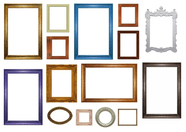 Set of picture frames — Stock Photo, Image
