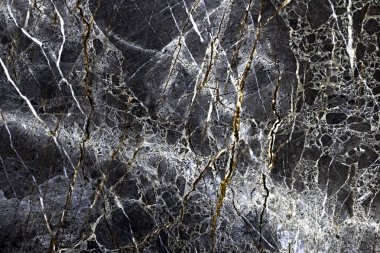 Siyah Mermer doku arka plan. (Yüksek Res.)