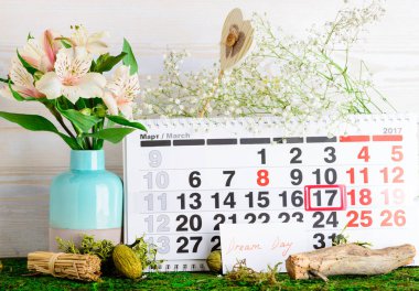 17 Mart (dünya gün uyku, rüya) takvim