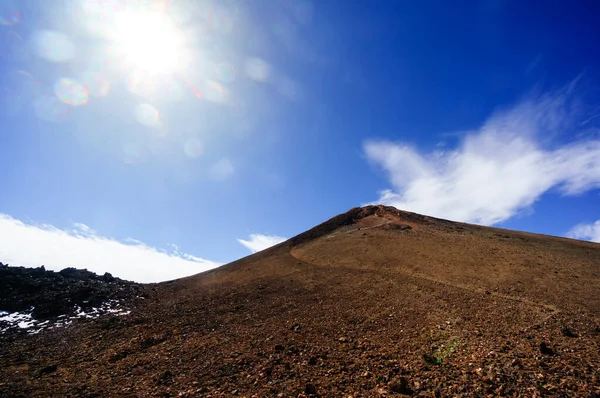 Szlak Turystyczny Szczyt Wulkanu Teide Tenerife Wyspy Kanaryjskie Hiszpania — Zdjęcie stockowe