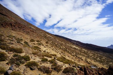 Volkan Tepesi Krateri, Teide Ulusal Parkı, Tenerife Adası, Kanarya Adaları, İspanya