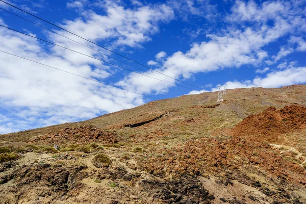 Paisaje Lunar Del Volcán Teide Vista Desde Plataforma Observación Hermoso —  Fotos de Stock