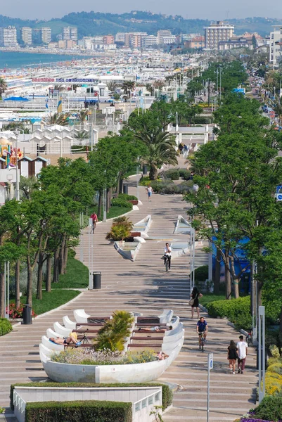 Riccione lungomare 4 — Stockfoto