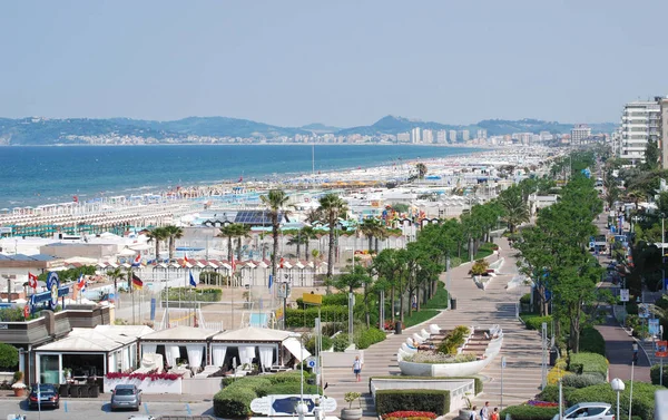 Riccione lungomare 1 — Stockfoto