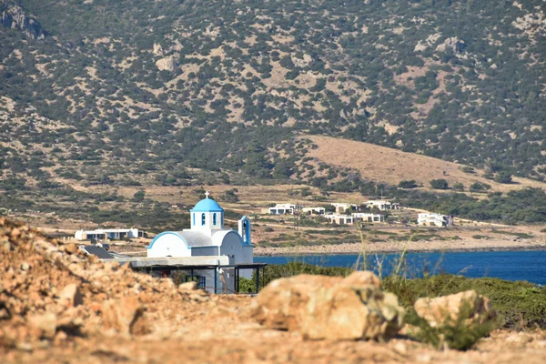 Karpathos希腊岛教堂 — 图库照片