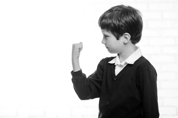 Portret van basisschool jongen. — Stockfoto