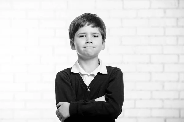 Retrato do menino da escola primária . — Fotografia de Stock