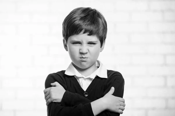 Portret van basisschool jongen. — Stockfoto